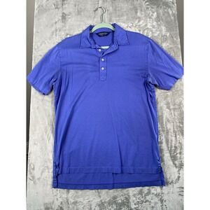 Ralph Lauren Polo Golf Shirt Mens M Purple 4 Button. No Logo